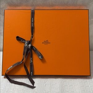 Hermes Square Rectangular Box. Scarf, belt, jewelry, TWILLY or a gift box